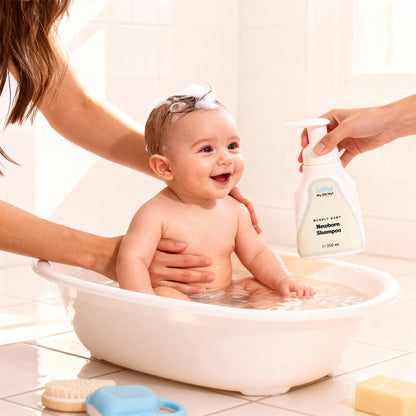 Bubbly Baby | Natural Newborn Baby Foaming Shampoo
