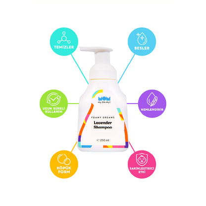 Foamy Dreams | %100 Doğal Lavantalı Köpük Çocuk Şampuanı
